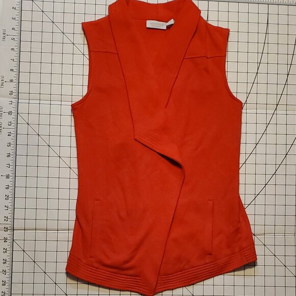 Weekends by Chico's Red Vest - Picture 5 of 11